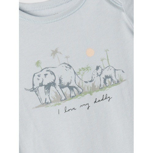 갭 Baby First Favorites Organic Cotton Graphic Bodysuit