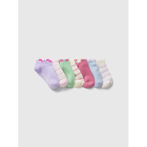 갭 Toddler No-Show Socks (7-Pack)