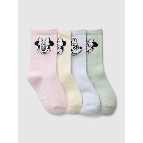 갭 babyGap | Disney Minnie Mouse Crew Socks (4-Pack)