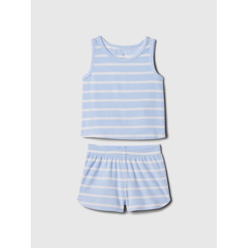 갭 babyGap Recycled Towel Terry PJ Shorts Set