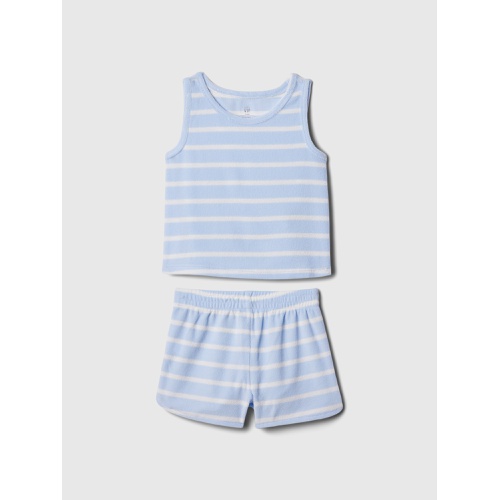 갭 babyGap Recycled Towel Terry PJ Shorts Set