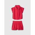 Baby & Toddler Crinkle Gauze Two-Piece Outfit Set