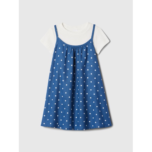 갭 babyGap Linen-Cotton Dress Set