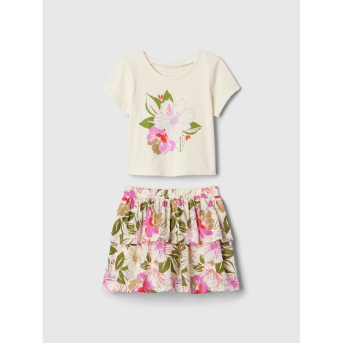 갭 babyGap Skirt Outfit Set