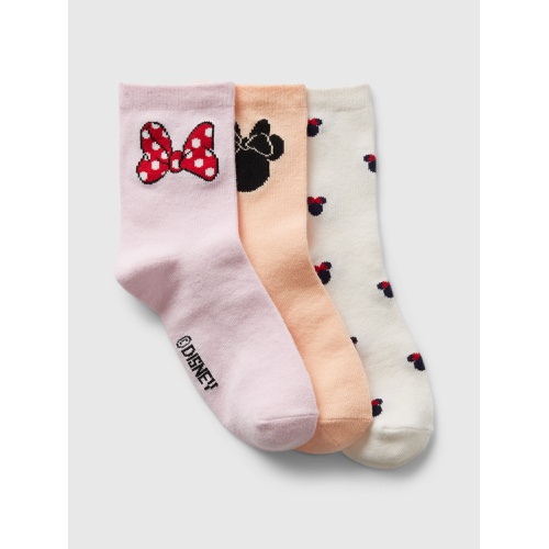 갭 GapKids | Disney Minnie Mouse Crew Socks (3-Pack)