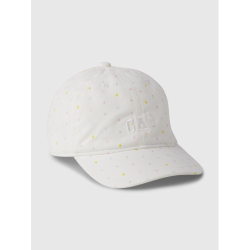 갭 Kids Organic Cotton Gap Logo Baseball Hat