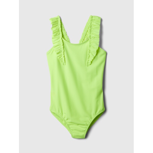 갭 Kids Ruffle One-Piece Swimsuit