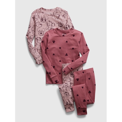 갭 GapKids | Disney Organic Cotton Minnie Mouse PJ Set (2-Pack)