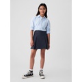 Kids Uniform Pleated Khaki Skort