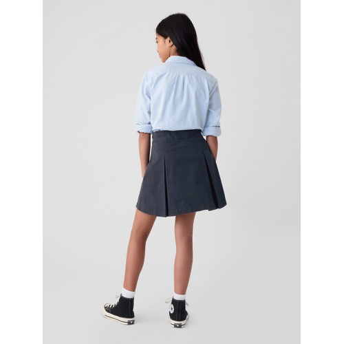 갭 Kids Uniform Pleated Khaki Skirt