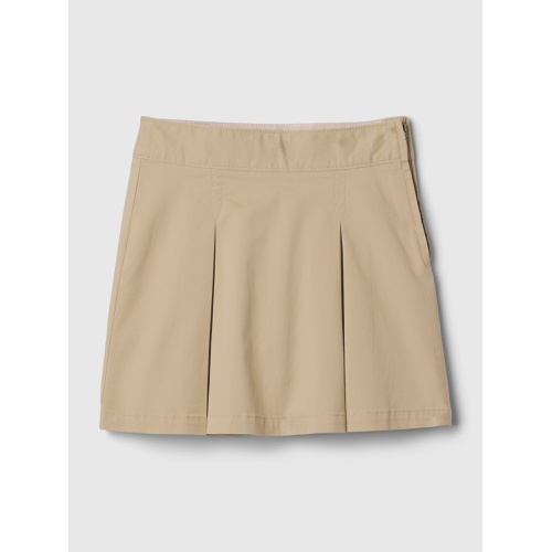 갭 Kids Uniform Pleated Khaki Skirt