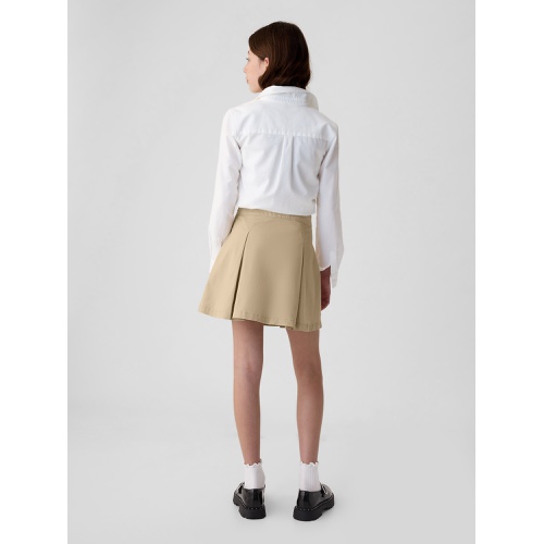 갭 Kids Uniform Pleated Khaki Skirt