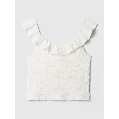 갭 Kids Ruffle Smocked Tank Top