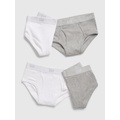 Kids Organic Cotton Solid Briefs (4-Pack)