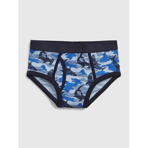 갭 Kids Organic Cotton Shark Briefs (4-Pack)