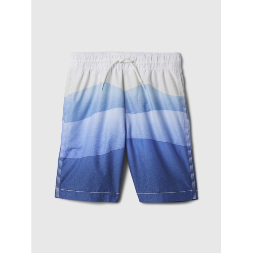 갭 Kids 6 Recycled Printed Swim Trunks