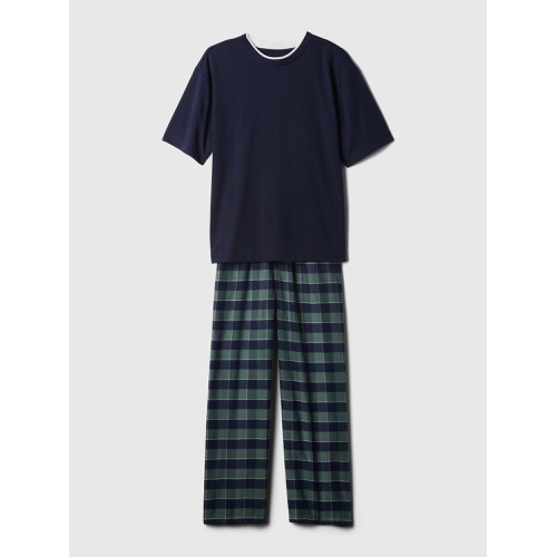 갭 Kids Recycled Flannel PJ Set