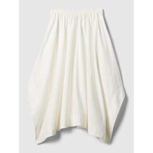갭 Handkerchief Hem Midi Skirt