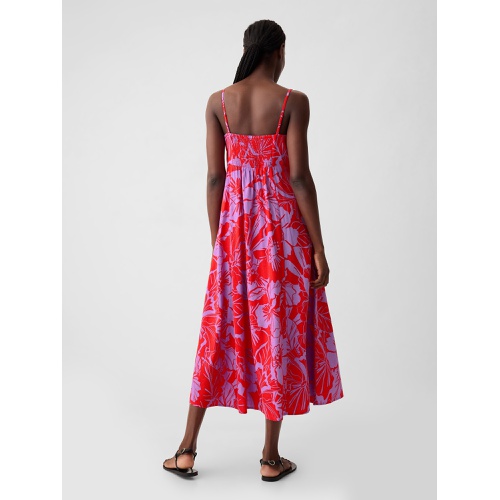 갭 Linen-Blend Midi Dress