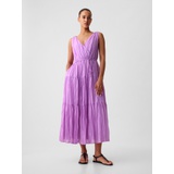 Pleated Tiered Maxi Dress