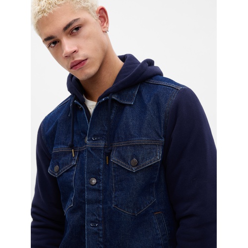 갭 Icon Denim Hoodie Jacket