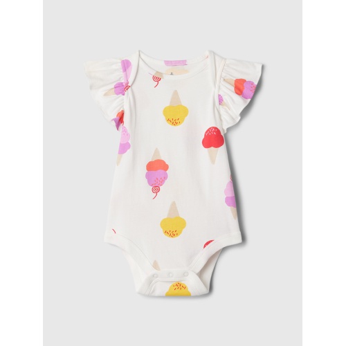 갭 Baby Mix and Match Flutter Bodysuit