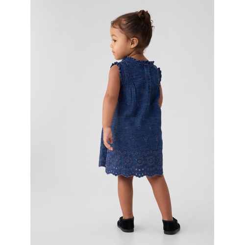 갭 Gap × DOEN Baby Eyelet Denim Dress