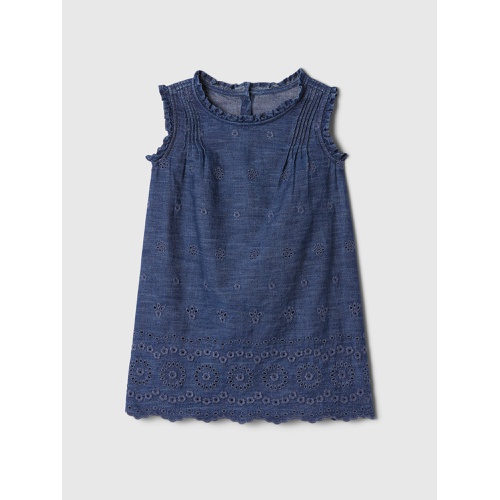 갭 Gap × DOEN Baby Eyelet Denim Dress