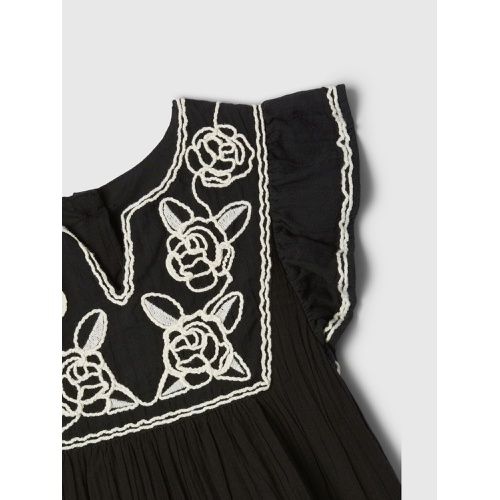 갭 babyGap Embroidered Flutter Dress
