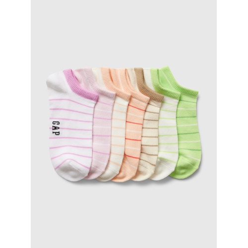 갭 Kids Stripe No-Show Socks (7-Pack)