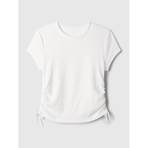 갭 Kids Essential Rib Ruched T-Shirt