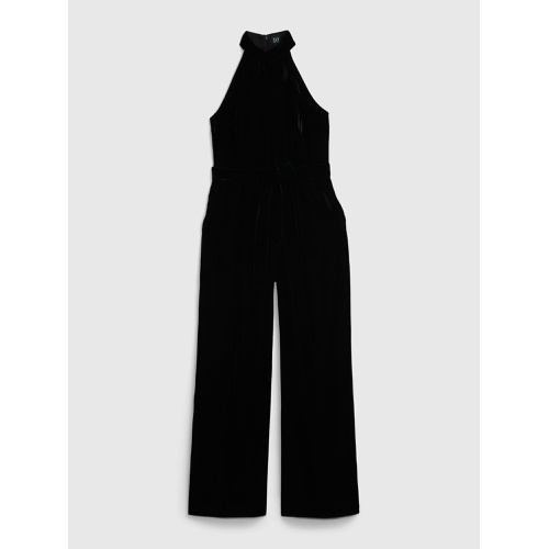 갭 Velvet Halter Jumpsuit