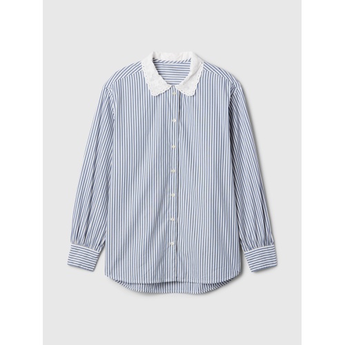 갭 Gap × DOEN Organic Cotton Eyelet Big Shirt