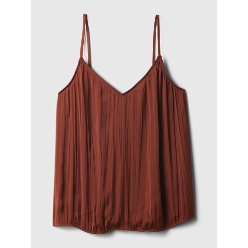 갭 Pleated Satin Cami