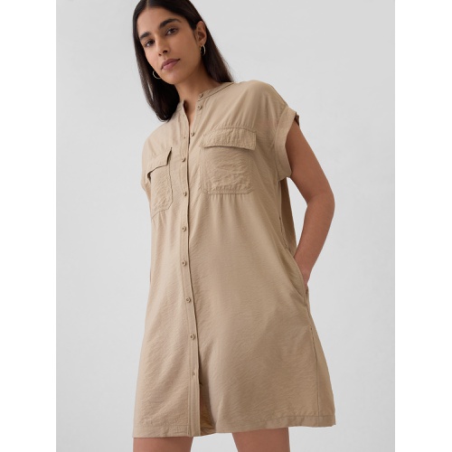 갭 Utility Mini Shirtdress