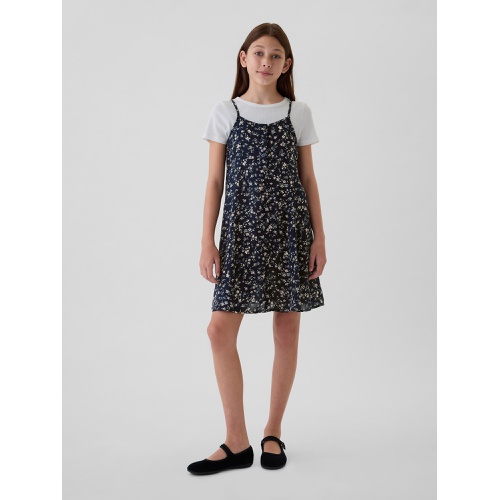 갭 Kids Button-Front Slip Dress