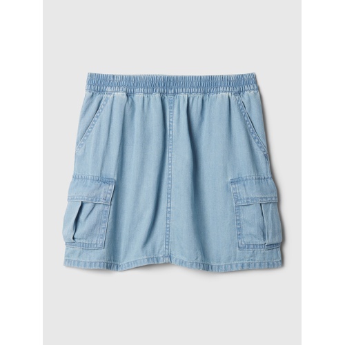 갭 Kids Cargo Denim Skirt