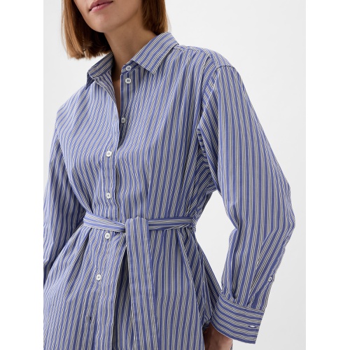 갭 Organic Cotton Belted Big Shirt