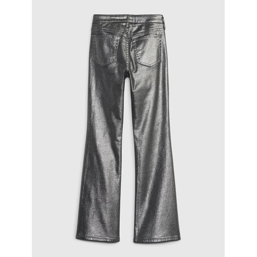 갭 Kids High Rise Metallic 70s Flare Jeans