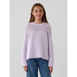 Kids Crochet Boxy Sweater