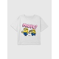 Kids Minions Nope Graphic Boxy Crop Tee