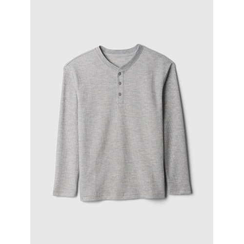 갭 Kids Recycled Waffle Henley Undershirt