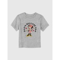 Toddler Minnie Mouse Dads Biggest Fan Graphic Tee