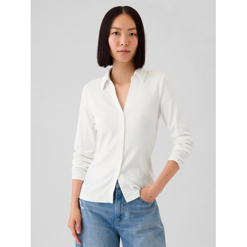 갭 Modern Button-Down Shirt