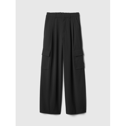 갭 365 High Rise Cargo Pleated Trousers