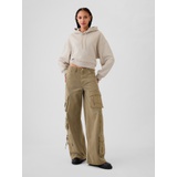 Mid Rise Relaxed Cargo Pants