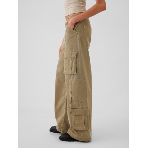 갭 Mid Rise Relaxed Cargo Pants