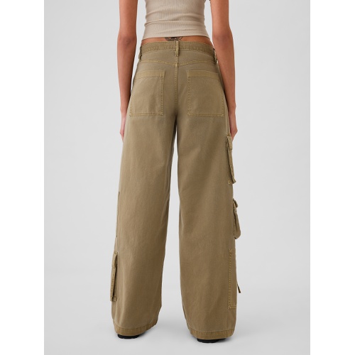 갭 Mid Rise Relaxed Cargo Pants