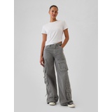 Mid Rise Relaxed Cargo Pants