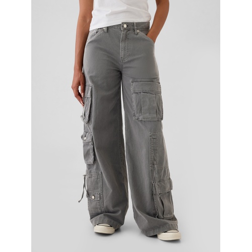 갭 Mid Rise Relaxed Cargo Pants